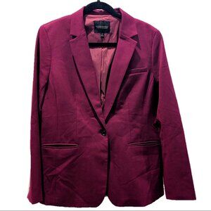 Banana Republic Long and Lean Blazer Burgundy 12